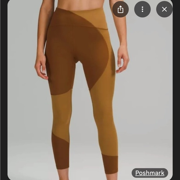 NWT LULULEMON Nulu Colour Block High-Rise Tight 25" - Picture 2 of 7